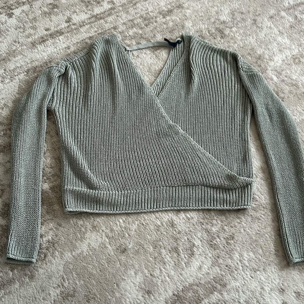 Sage green beach cover up